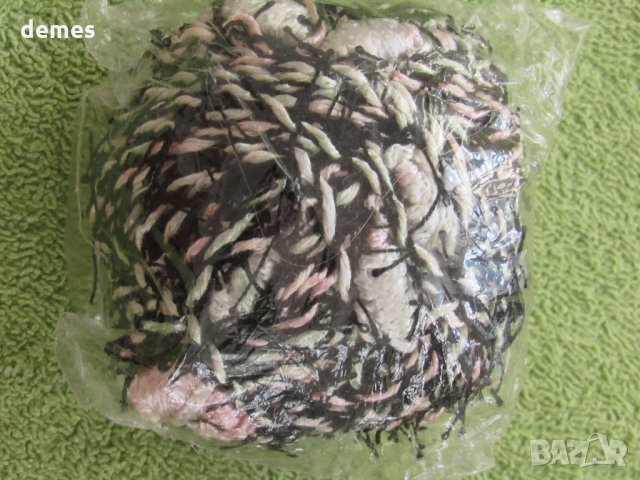  Прежда за декорации черно, резеда зелено и розово, снимка 2 - Други - 30867229