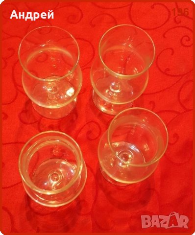 Комплект от четири чаши за вино, снимка 2 - Чаши - 29618215