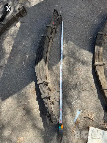 ДВА БРОЯ ПРЕДНИ РЕСЬОРИ ГАЗ 53 ГАЗ 3307 ГАЗ 3309 С 12 ЛИСТА 120 СМ НОВИ СССР 53-2902012-02, снимка 5 - Части - 49578050