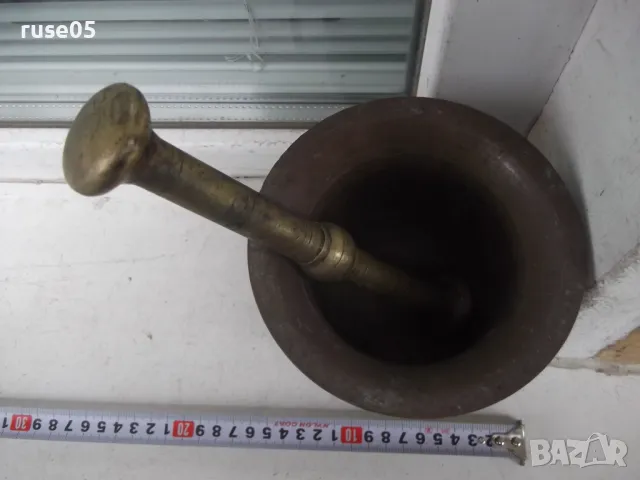 Хаван с чукало брозови стари - 1, снимка 2 - Колекции - 49911030