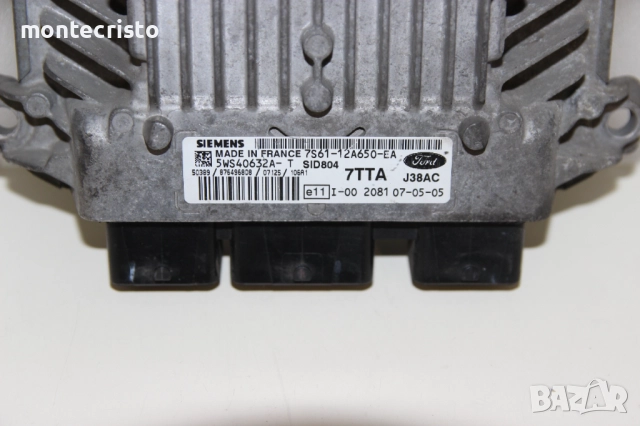 Моторен компютър Ford Fiesta MK6 / 7S61-12A650-EA / 5WS40632AT / SID804 / 5WS40632A-T / 7S6112A650EA, снимка 2 - Части - 52516097