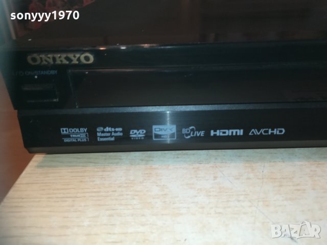 onkyo dv-bd507 blu-ray dvd/lan/hdmi/sd card 0903211117, снимка 4 - Плейъри, домашно кино, прожектори - 32091970