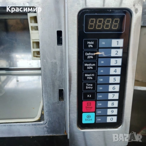 Професионална микровълнова фурна CHEFMASTER – отлично състояние, снимка 3 - Обзавеждане за заведение - 52898817