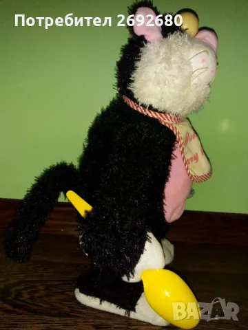 Интерактивна играчка на батерии - котарак с мишка, снимка 8 - Електрически играчки - 48115538