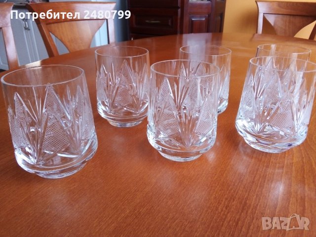 Кристални чаши за уиски,,, Моника " и съд за лед. , снимка 2 - Чаши - 42926894