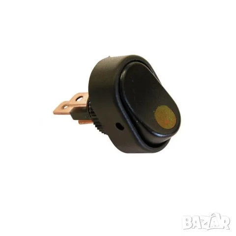 Двупозиционен превключвател 12V с червен LED 43.2x31 mm