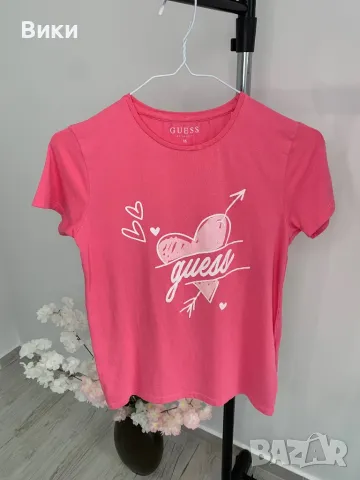 Тениска Guess за 16г, но е подходяща и за ХS-S, снимка 2 - Тениски - 49692945