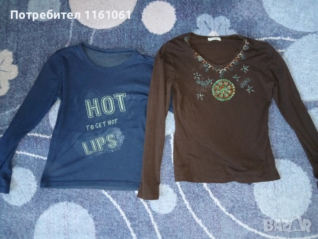 БЛУЗИ ЯКЕТА ПАЛТА ПОТНИЦИ ДЪНКИ НА БЮДЖЕТНИ ЦЕНИ при поръчка на две намеление с 2лв , снимка 4 - Блузи с дълъг ръкав и пуловери - 52234621