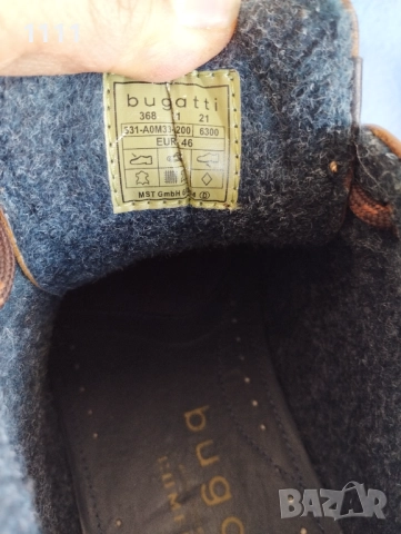 Непромокаеми Bugatti номер 46, снимка 8 - Мъжки боти - 49083855