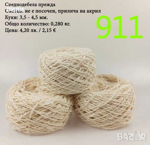 Евтини прежди в малки количества - нови и остатъци , снимка 2 - Други - 52042454