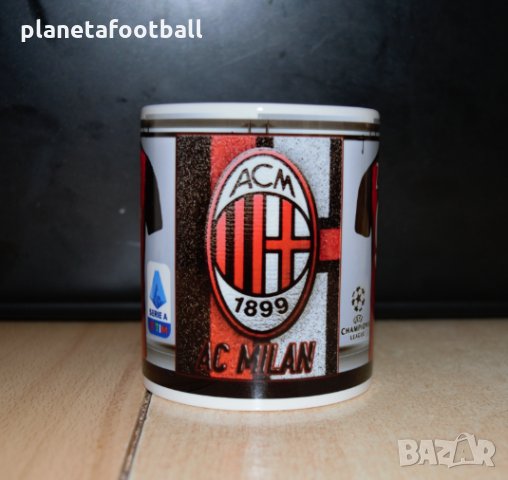Футболна чаша на Милан с име и номер!Фен чаша на AC MILAN!2020 уникален фен подарък!  , снимка 4 - Фен артикули - 30675875