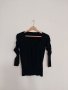 Дамска черна зимна блуза в размер S, снимка 1 - Блузи с дълъг ръкав и пуловери - 31224220