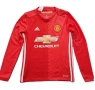 Manchester UTD/ Манчестър Юнайтед adidas Home Long Sleeve 2016-17г. - за ръст 152см., снимка 1
