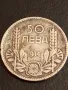 Сребърна монета 50 лева 1934г. Царство България Цар Борис трети 17282, снимка 2
