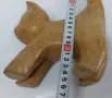Котка 34 см висока от папие маше, клоун на скейтборд, фигура статуетка, бебе, снимка 5