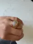 2 броя пръстени, бижутерска сплав , размер 7, снимка 4