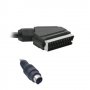 Кабел S-video към Скарт 1.5м Digital One SP01307 Cable SCART/SVHS М/М