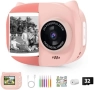 Нова Детска камера с моментно принтиране 1080P + 32GB карта памет, снимка 1
