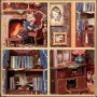 Book Nook Сглобяем Модел, Декорация за Библиотека, 3D Пъзел, снимка 3