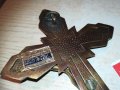 кръст 20см-мед/месинг-made in belgium 0902211045, снимка 5