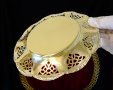 Бронзова чиния,плато,ажур,барок. , снимка 4