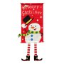 4199 Коледен банер за закачане с висящи крачета, 70 x 40 cm, снимка 3