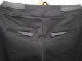 Черен панталон със сатенени мотиви, размер ХL , снимка 4