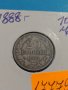 Монета 20 стотинки 1888 година Княжество България- 17779, снимка 4