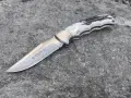 Оригиналният немски сгъваем джобен нож Puma Marmota Stag Handle. 821017, снимка 1