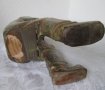 Хемингуей -  Дърворезба стара седнала фигура на мъж, снимка 8