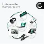 CELLONIC 1x USB C Type C кабел за данни, съвместим с Huawei P30 Lite, Pro 3.1, 1 м, найлон, сив/чер, снимка 2