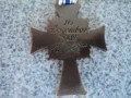 немски бронзов кръст на майката, снимка 2