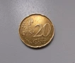 Италиански 20 евро цента от 2002г., снимка 3
