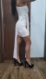 Бяла интересна рокля , снимка 1 - Рокли - 35275504