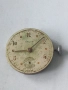 Механизъм с циферблат от стар ръчен часовник 52111, снимка 1