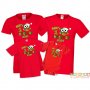 Семеен комплект Коледни тениски Baby`s First Christmas Бухал, снимка 3