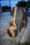 Градински чешми от щампован бетон имитиращи дърво, снимка 4