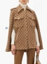 Gucci Дамско Бежово Палто Пелерина Гучи Код SK455, снимка 1