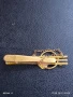 Позлатена стилна щипка за вратовръзка ретро стил 30850, снимка 4
