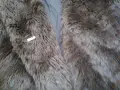 Палто от еко кожа с косъм, снимка 2