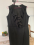 Елегантна черна рокля в размер XL, снимка 15
