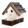 Къща/ къщичка за птици с ограда, снимка 1 - За птици - 22344927