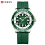 Мъжки часовник – CURREN 8448 – Green + ПОДАРЪК, снимка 1