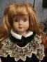 Колекционерска Френска порцеланова кукла 80 те години, снимка 3