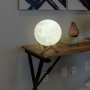 Уникална 3Д Луна Нощна Лампа LED осветеление украса 16 цвята, снимка 4