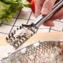 2853 Метален нож за почистване на риба от люспите, снимка 1