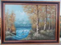 Голяма маслена картина-Авторска с подпис-размери 78см/58см, снимка 1