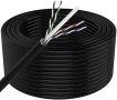 MutecPower 100m CAT6 Външен водоустойчив Ethernet мрежов кабел 100м., снимка 1