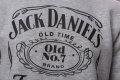 Нов мъжки сив суичър с трансферен печат JACK DANIELS (Джак Даниелс) , снимка 5