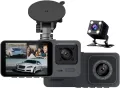 WiFi видео регистратор DVR  с 3 камери Dash Cam от Smars, снимка 1